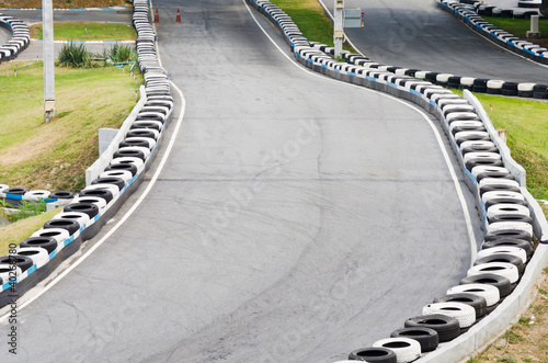 Photo: Go Kart Race Track. Go Kart Race Track.