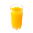 Glass with multifruit juice Glass with multifruit juice