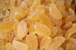 An assortment of colorful candy on full frame background