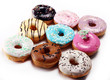 Colorful and tasty donuts
