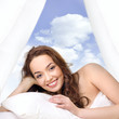 Youngady in a bedroom