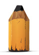 Pencil stump, vector