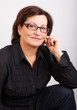 Middle aged woman portrait Middle aged woman portrait
