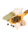 pepper is a spice, garlic and laurel sheet pepper is a spice, garlic and laurel sheet