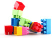 Plastic building blocks