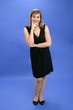 Frau im Kleid