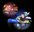 People Using Technology Communication Icons