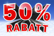 50 % Rabatt