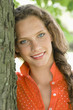 Young woman smiling, portrait