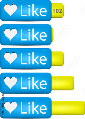 Illustration: Like Button Like Button