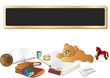 Teddy und Schulsachen