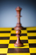 Concept of chess game with pieces Concept of chess game with pieces