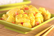 Chicken-mango curry with red bell pepper and potatoes Chicken-mango curry with red bell pepper and potatoes