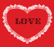 Heart lace