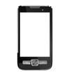 Mobile phone with blank screen. Has clipping paths. Mobile phone with blank screen. Has clipping paths.