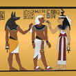Tutankhamen - fresco
