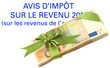 liasse cadeau de billets, impôt sur le revenu