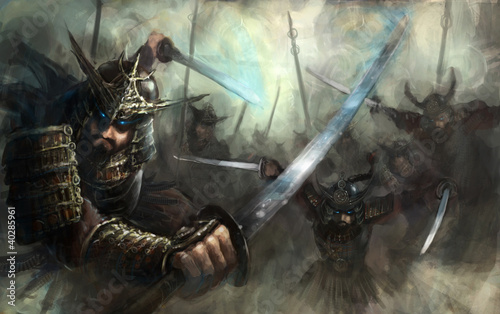 Illustration: samurai samurai
