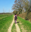 Lady Rambler on a Rural Trail