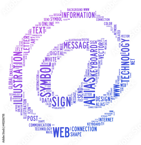 Illustration: alias text clouds alias text clouds