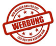 Sternen Stempel rot rel rt WMDFS WERBUNG