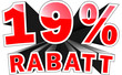 19 Prozent Rabatt