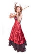 young woman plays the viola young woman plays the viola