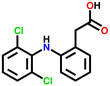 Diclofenac, a non-steroidal anti-inflammatory drug