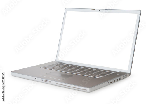 Illustration: Laptop with clipping path for screen Laptop with clipping path for screen