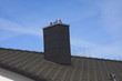 Hausdach mit Schornstein