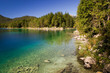 Eibsee Bergsee Traum Idylle blau Grainau Wald Ufer