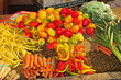 Der Bauernmarkt am Piata Cibin in Sibiu / Hermannstadt