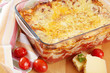 Italian cuisine. Meat lasagna
