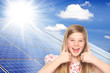 Foto: thumbs up for solar power thumbs up for solar power