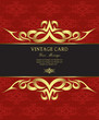 Luxury vintage card