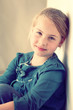 emotional girl vintage look