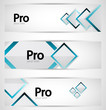 Business square banner set Business square banner set