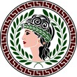 patrician women. stencil. second variant