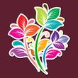 Color flowers