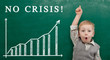 Foto: Cheerful smiling child at the blackboard. Cheerful smiling child at the blackboard.