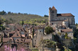 Village médiéval lotois au printemps Village médiéval lotois au printemps