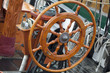 Steuer auf einem Segelschiff