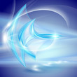 Abstract blue background with glass elements Abstract blue background with glass elements
