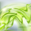 Abstract green waving background Abstract green waving background