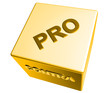 3D Goldwürfel - PRO - CONTRA