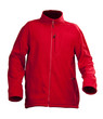 Red Male Fleece Jacket Isolate...