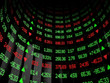 Curved Stock Market Ticker