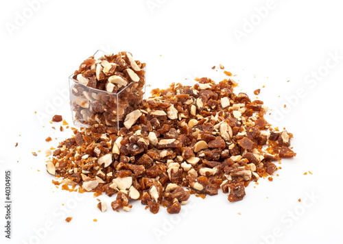 Photo: Caramelized crumbled Almonds Caramelized crumbled Almonds