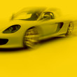 Photo en ligne au meilleur prix Yellow car in motion
