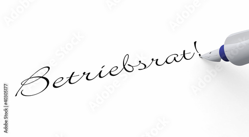 Illustration: Stift Konzept - Betriebsrat! Stift Konzept - Betriebsrat!